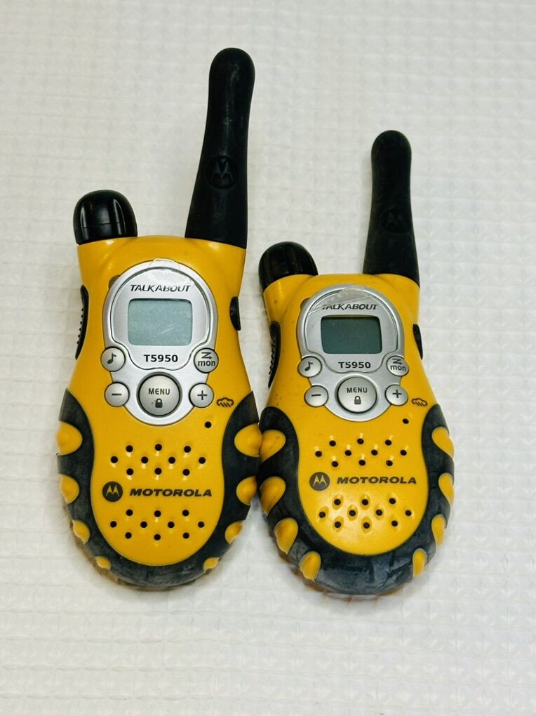 Pair Of Motorola Talkabout 2 Way Radios