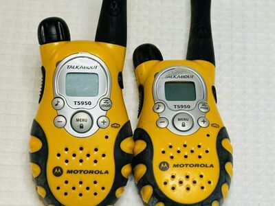 Pair Of Motorola Talkabout 2 Way Radios