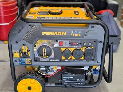 Firman Dual Fuel 4550W Portable Generator Electric Start 120V