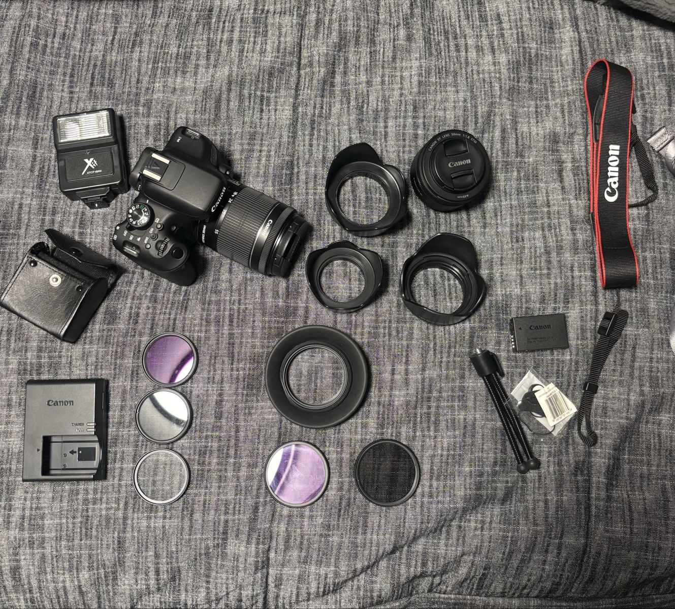 Canon t6i complete beginner set