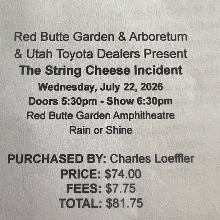 String Cheese Incident Red Butte Tonight