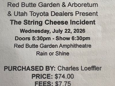 String Cheese Incident Red Butte Tonight