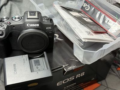 Canon EOS R8 Mirrorless Camera Body, Charger, and Original Box - Excellent Condition