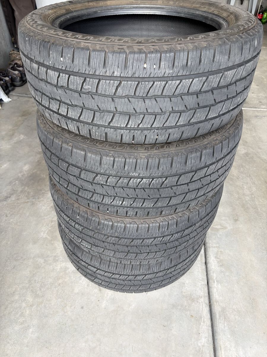 Full Set (4) of 265/50R20 All-Season Tires - Good Tread, Used Condition
