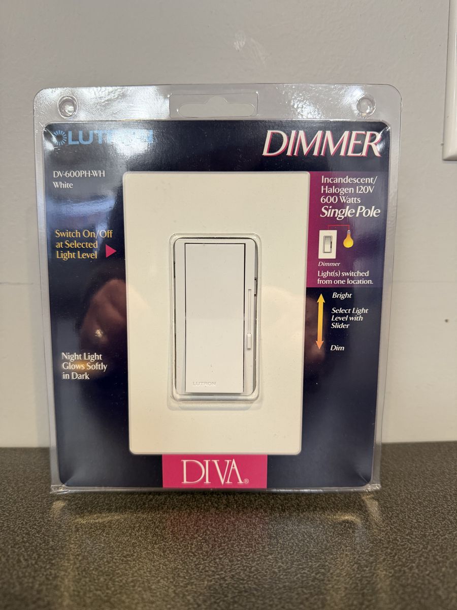 Lutron Single Pole Slide Dimmer