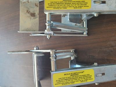 2 Mole Eliminator Traps