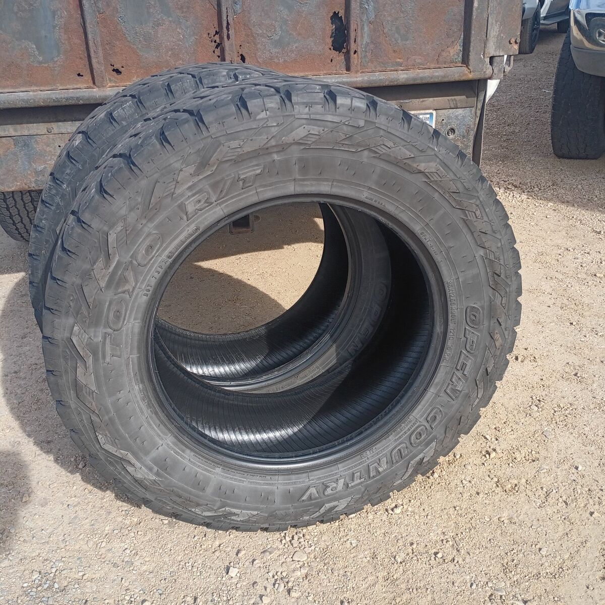 3 35x12.50R20 Toyo R/T Open Country 12/32 tread