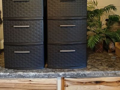 2 Storage Stackers, like new.