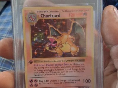 base set charizard! psa 10 graded