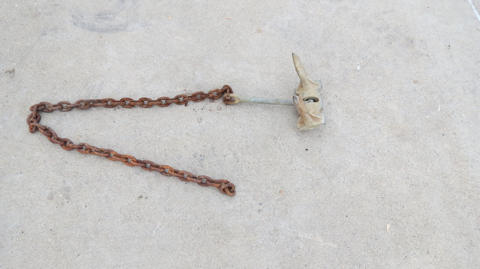 Boat Anchor with Heavy Chain