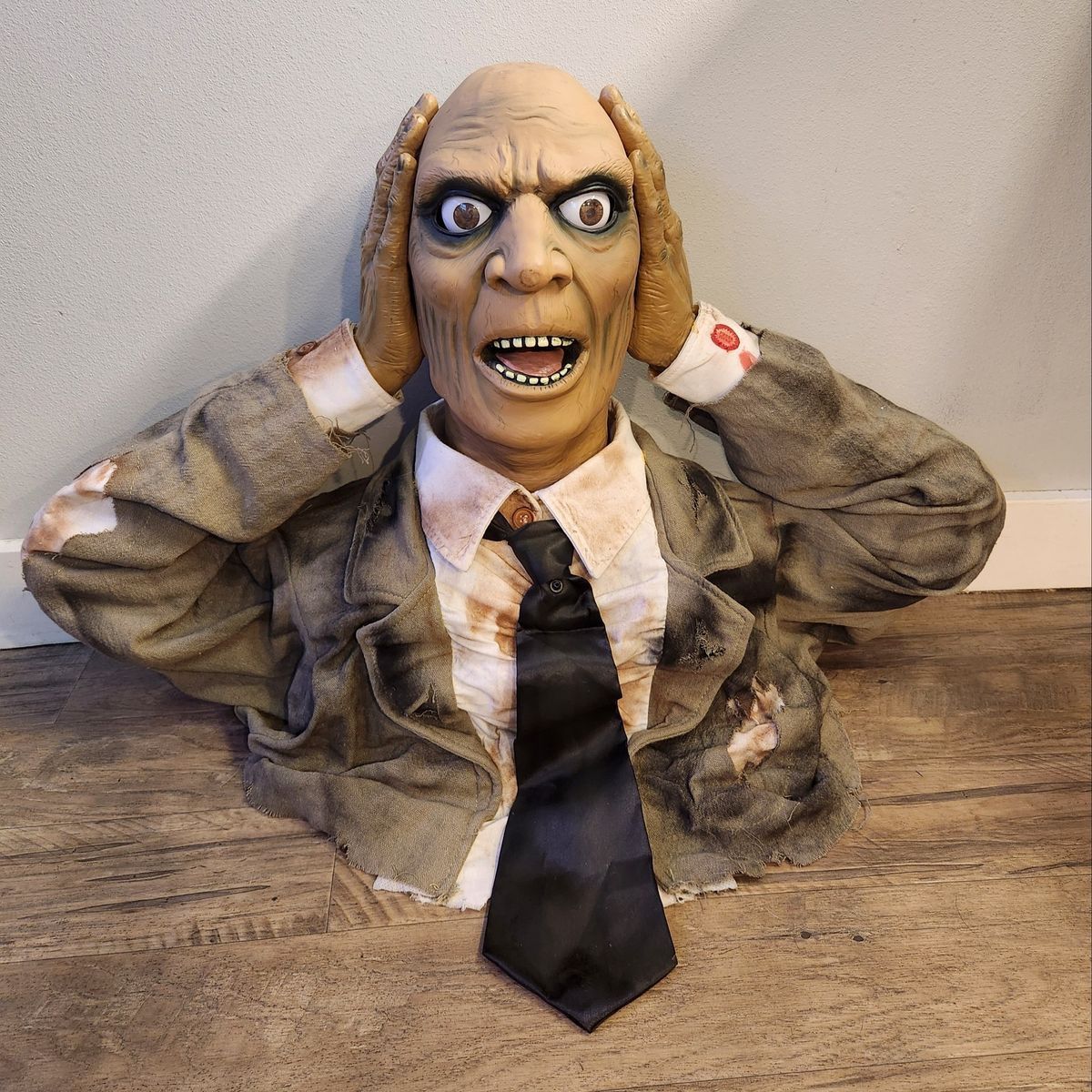 21" Heads Up Harry Magic Power Halloween Animatronic Tested WORKING w/ Box