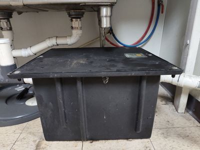 Used Grease Trap Interceptor for Commercial Kitchen Sinks - Plumbing Fixture