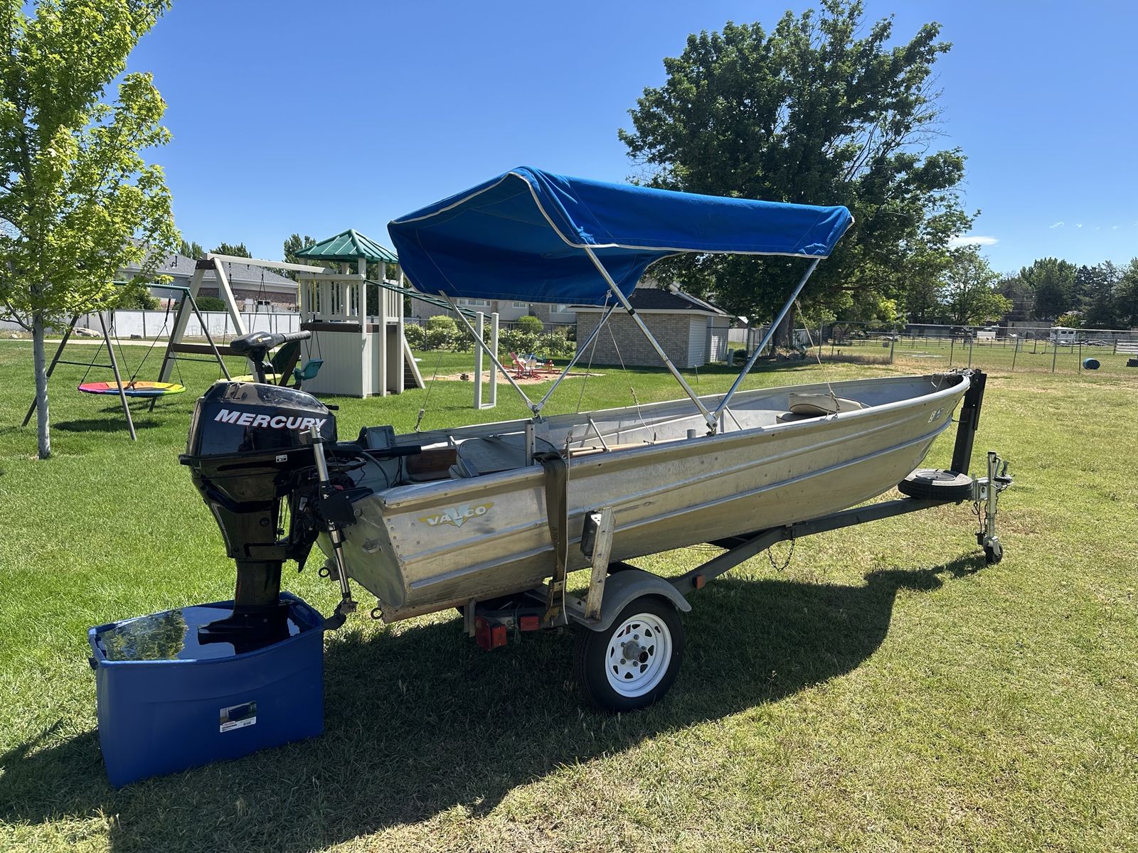 1971 Valco Fishing Boat & NEW Motor