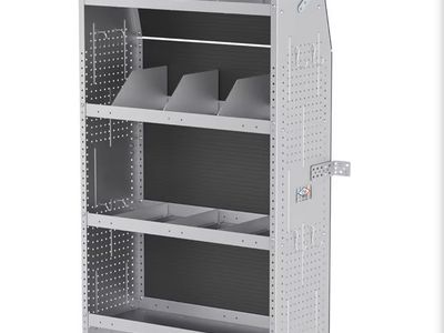 AA Products SH-6003 Steel Mid/High Roof Van Shelving Storage System Fits Transit