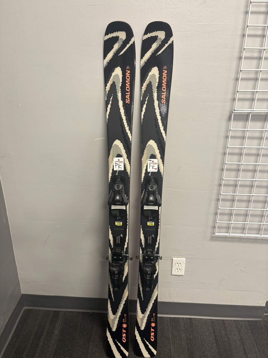Lightly Used Salomon QST 94 Skis w/ Salomon NR Strive 11 GW  Binding- 156cm