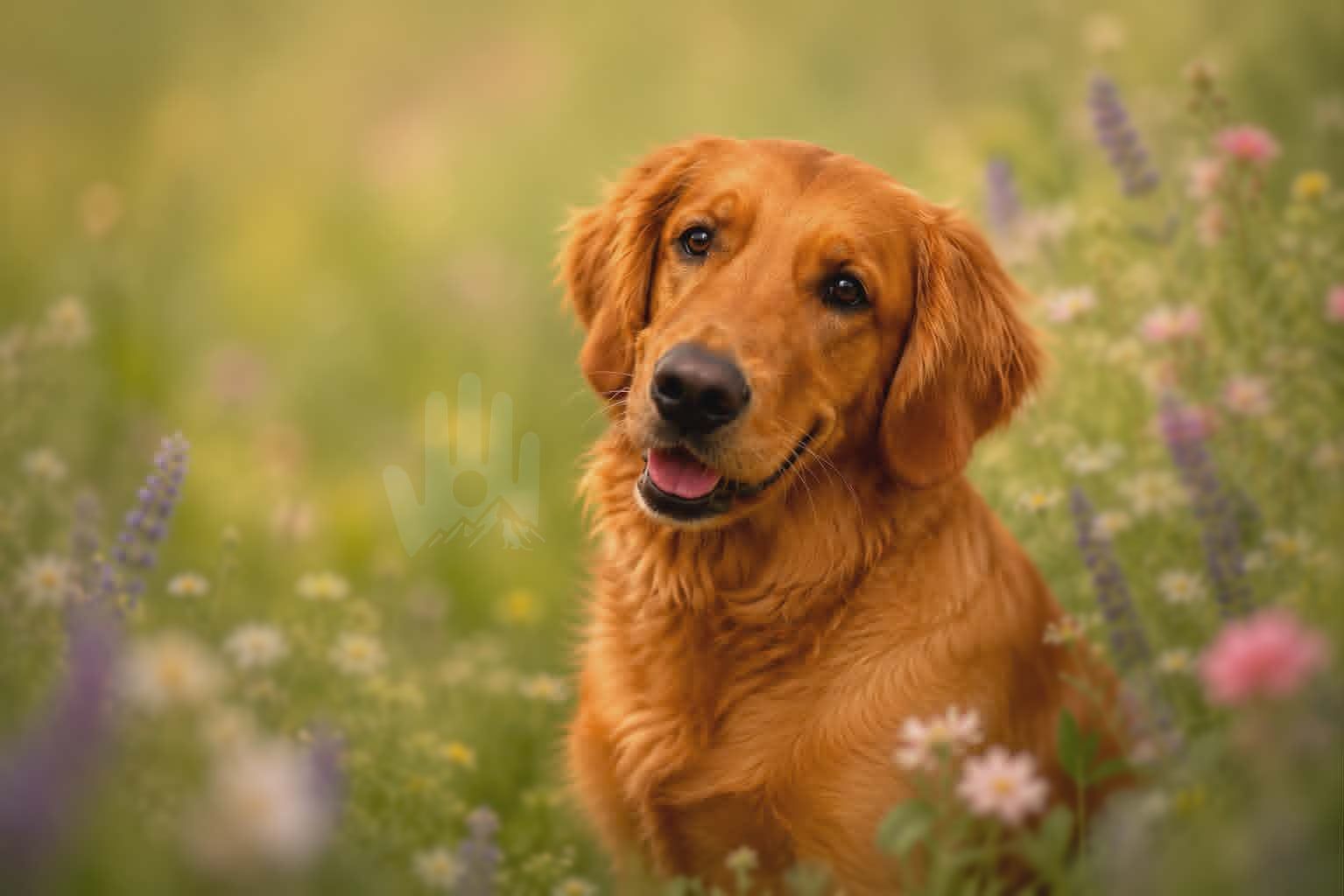 AKC Red Golden Retriever