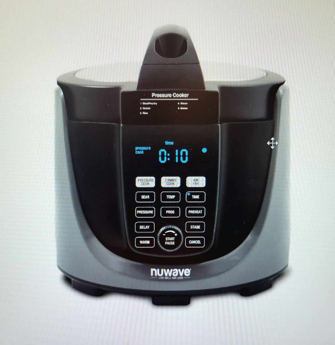 NUWAVE DUET PRESURE COOKER & AIR FRYER COMBO
