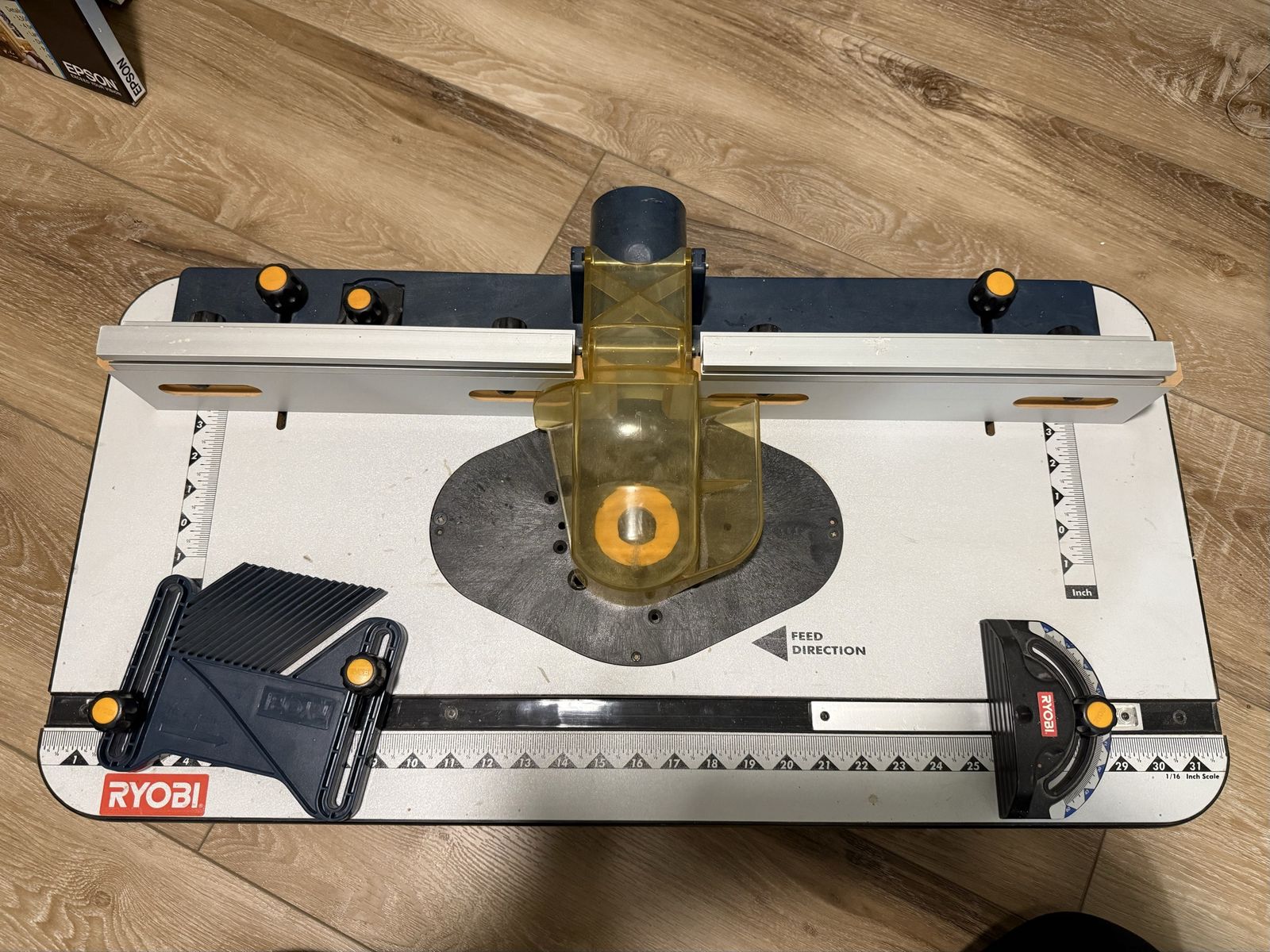 Ryobi Router Table Benchtop Woodworking Tool with Fence and Miter Gauge 