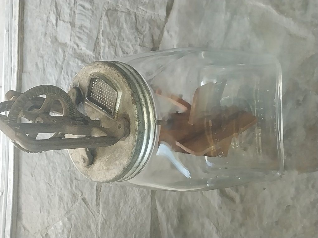 antique butter churn