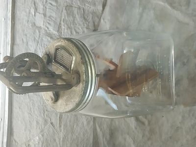 antique butter churn