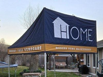 TentCraft 15'x15' pop up show awning