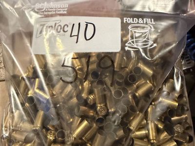 40 cal. Brass casings