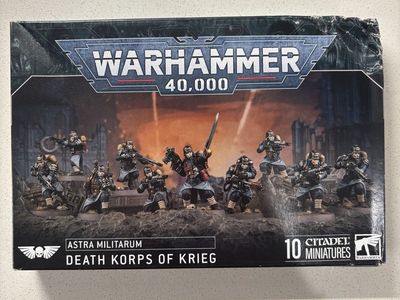 Warhammer 40K Astra Militarum Death Korps of Krieg 10 Citadel Miniatures New