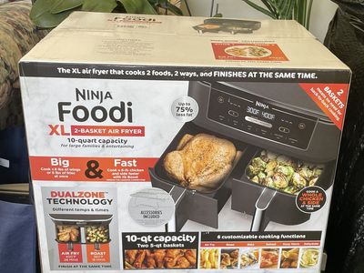 NEW Ninja Foodi XL Dual Air Fryer
