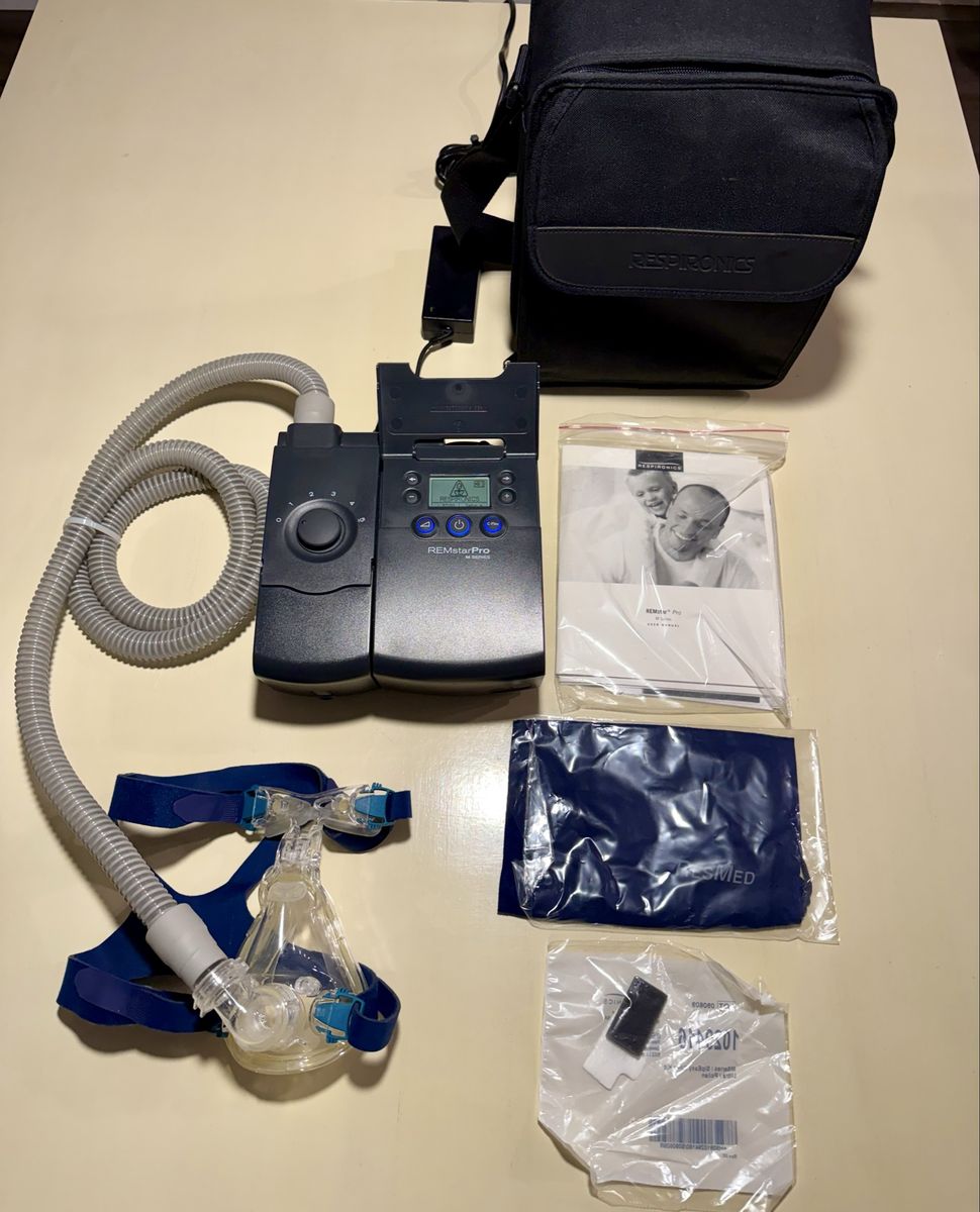 Remstar M Series Pro C-Flex CPAP Machine + Humidifier + Air Mask & Headgear (Retail: $899)