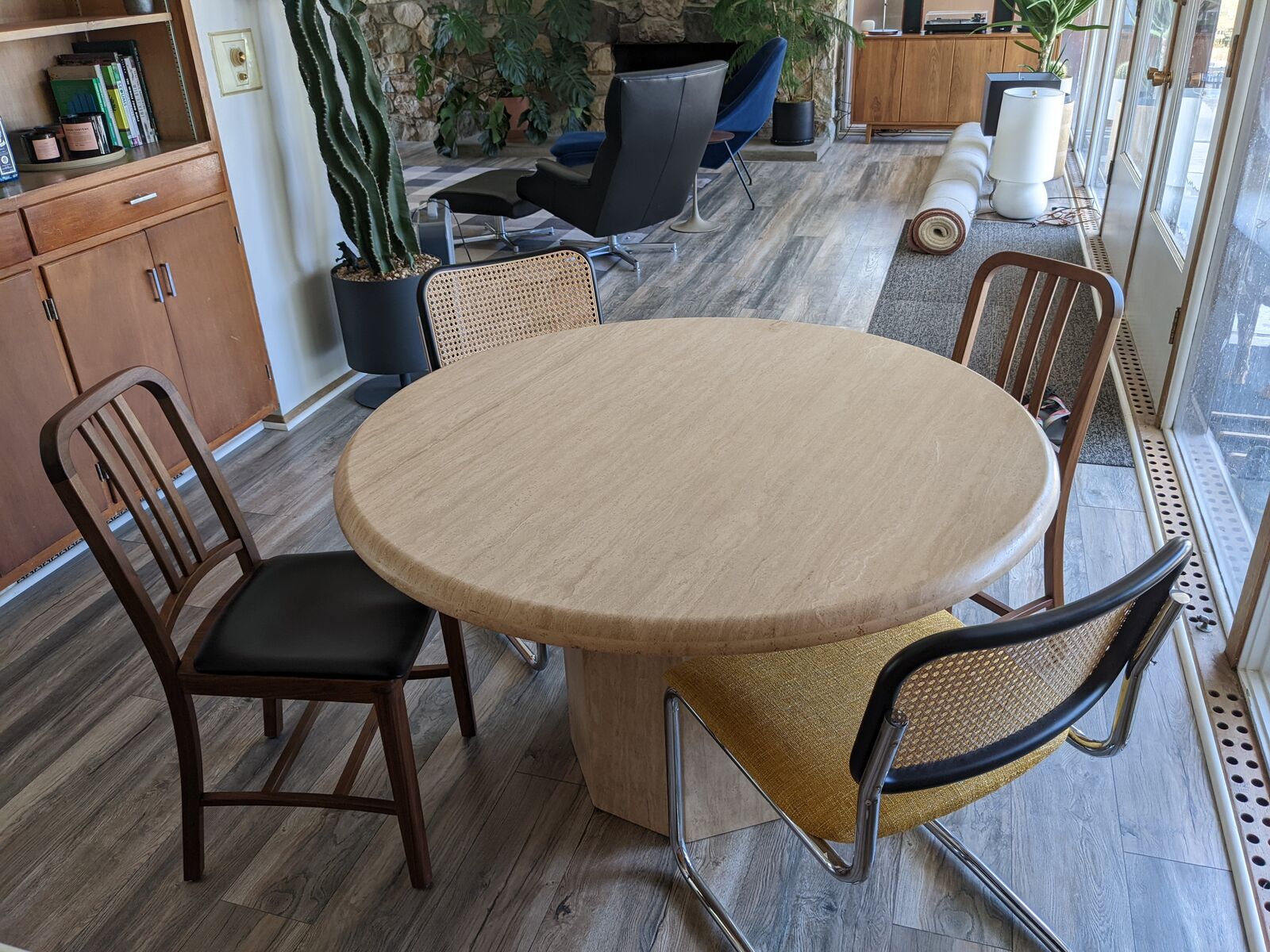 Travertine Dining Table