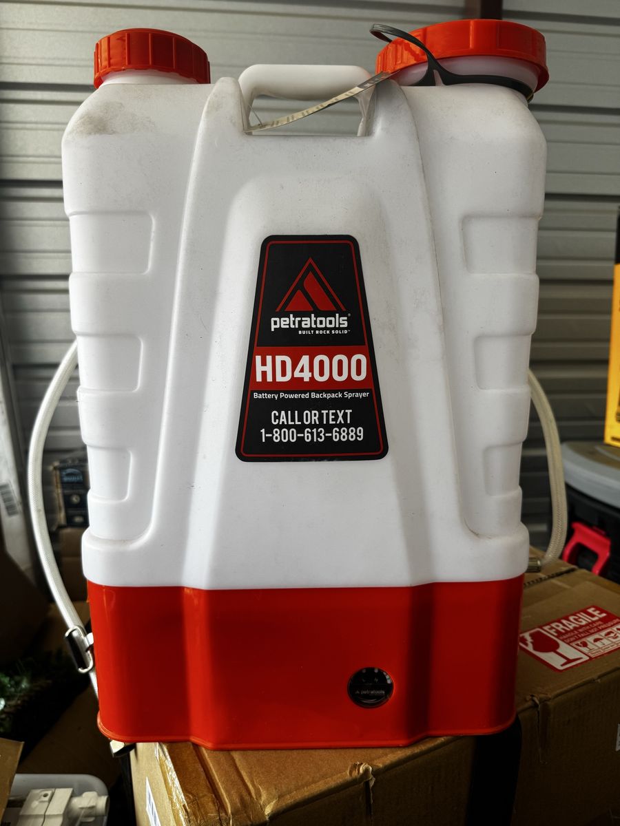 Battery Powered Backpack Chemical Sprayer with Variable PSI Dial