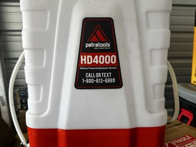 Battery Powered Backpack Chemical Sprayer with Variable PSI Dial