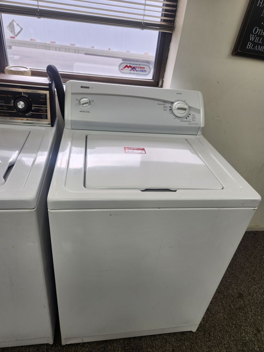 GREAT KENMORE TOPLOAD WASHER WITH A FULL WARRANTY