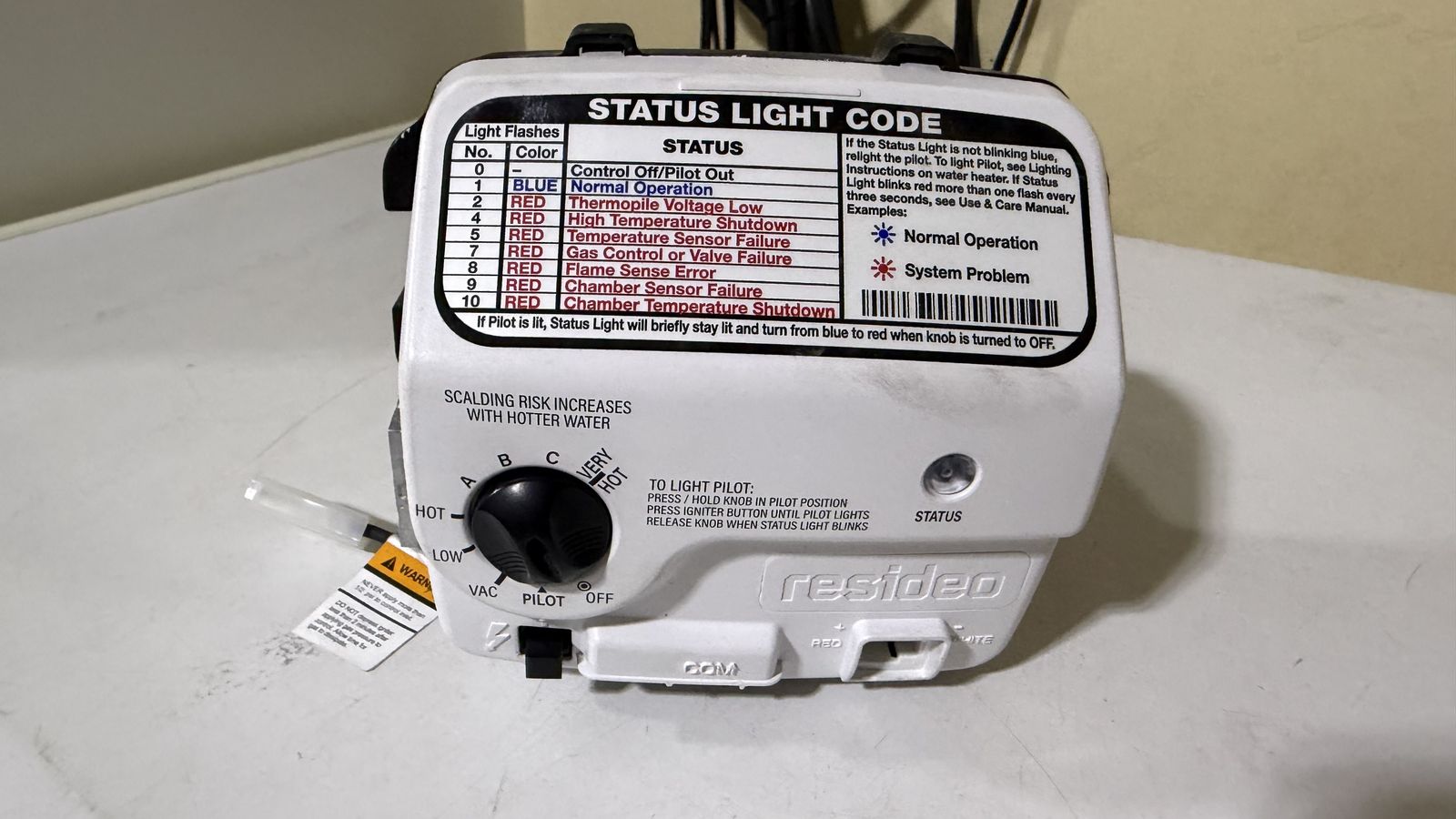 *New* Water Heater Natural Gas Control Valve