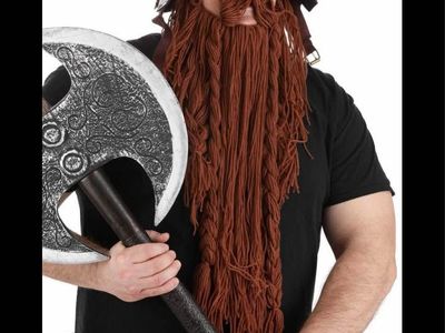 Gimli Helmet with attached beard (have 2 - 1 brand new, 1 worn once for an hour)