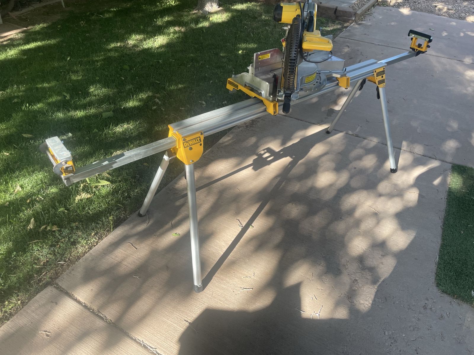 DEWALT DW718 12" Double Bevel Sliding Compound Miter Saw with Stand