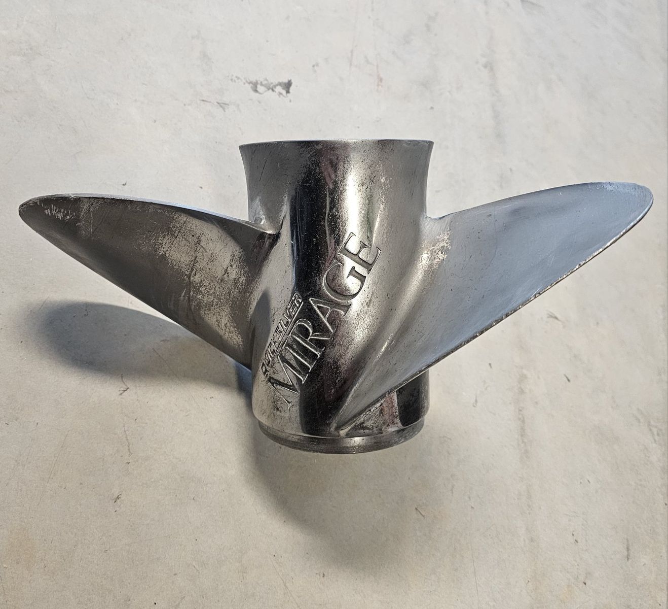 Quicksilver Mirage Stainless Steel Boat Propeller