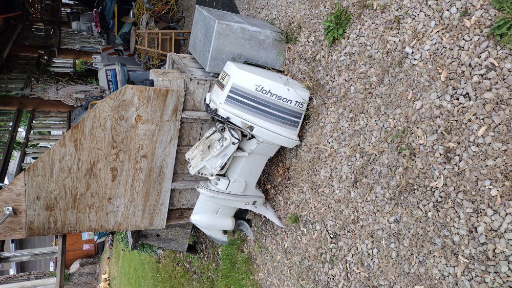 v6 115 hp johnson w controls and steering