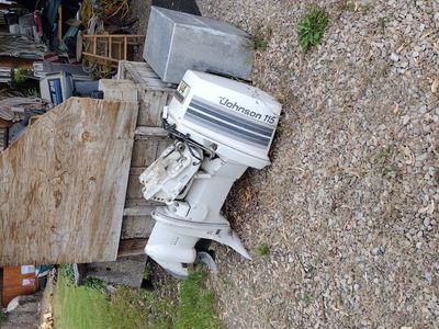 v6 115 hp johnson w controls and steering
