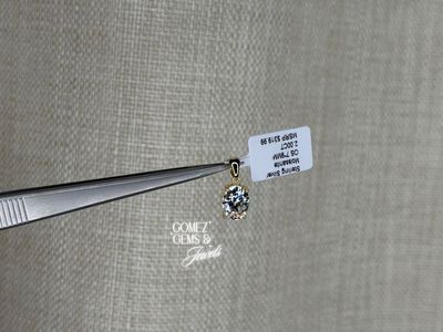 Sterling Silver Moissanite Pendant