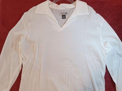 Urban Pipeline Men's XL Gauze Beach Shirt – White – New with Tags