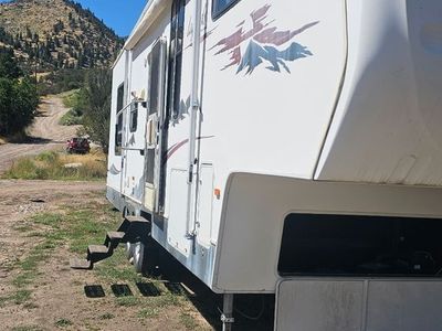 2008 34 foot Pilgrim International Legends 5th Wheel Travel Trailer RV with Slide-Outs