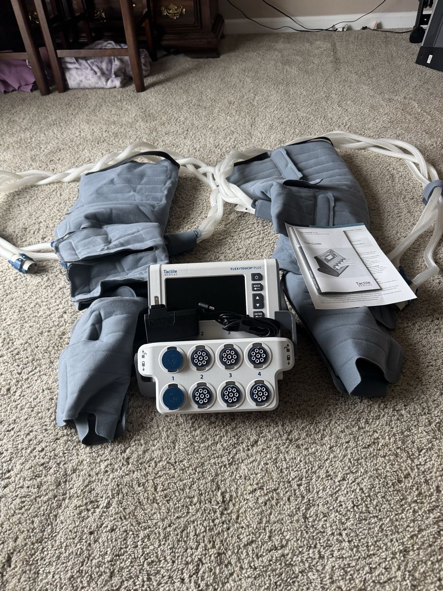 Tactile Medical Flexitouch Plus Advanced Pneumatic Compression System with Leg Garments