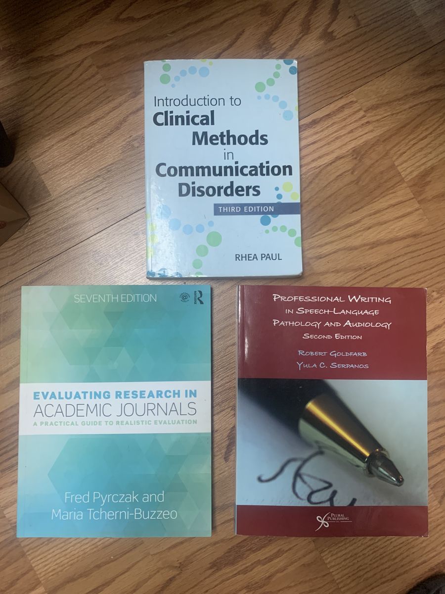 $5 each: UofU & SLCC - SLP, statistics, APA, Reading Culture