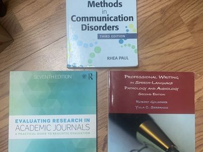 $5 each: UofU & SLCC - SLP, statistics, APA, Reading Culture