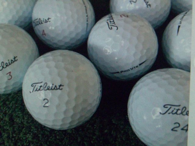 PRO V 1 GOLF BALLS  AAAA NO WATER BALLS