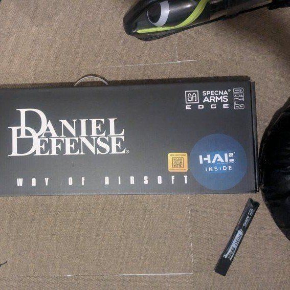 Daniel Defense MK18 Airsoft Gun with suppressor/flash hider combo