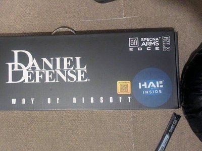 Daniel Defense MK18 Airsoft Gun with suppressor/flash hider combo