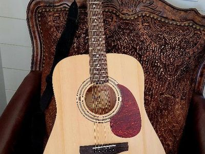 New Cort Earth Guitar with Case etc