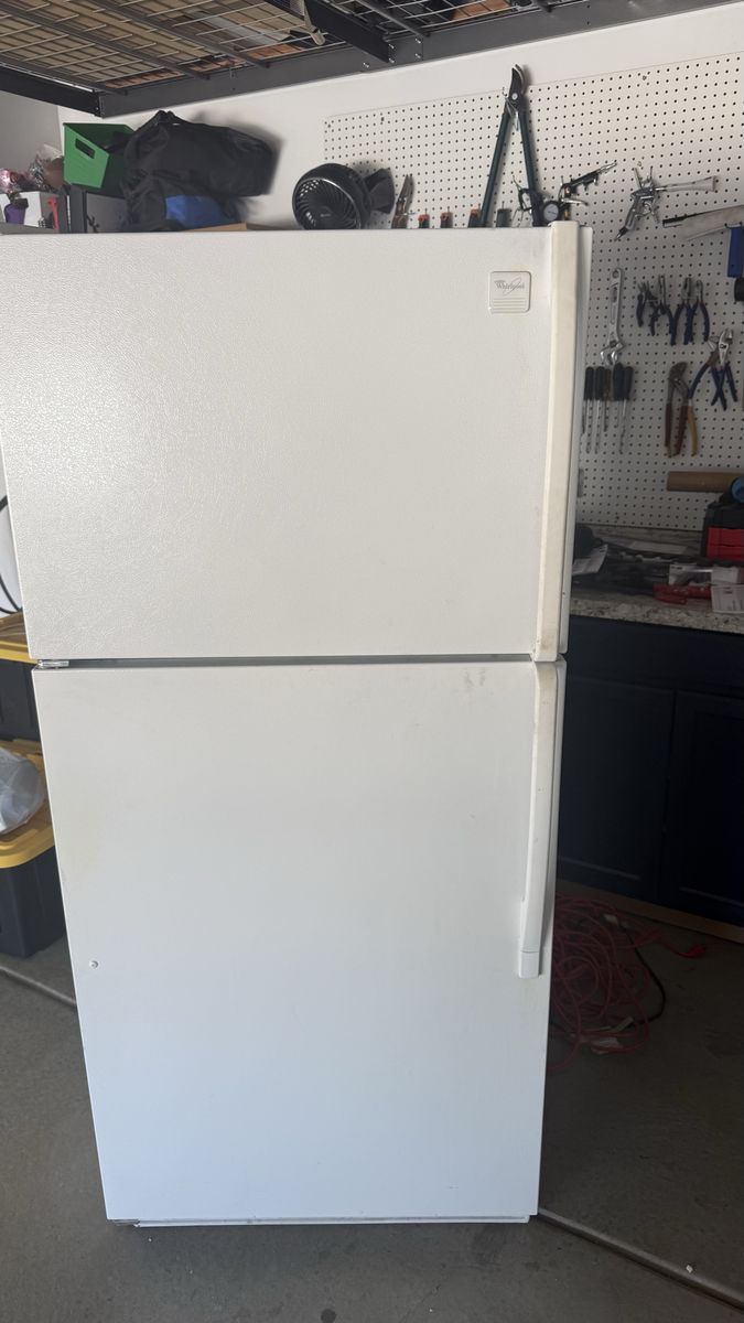 Free Whirlpool Top Freezer White Refrigerator